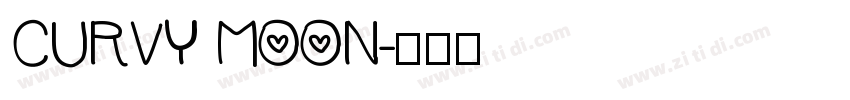CURVY MOON字体转换